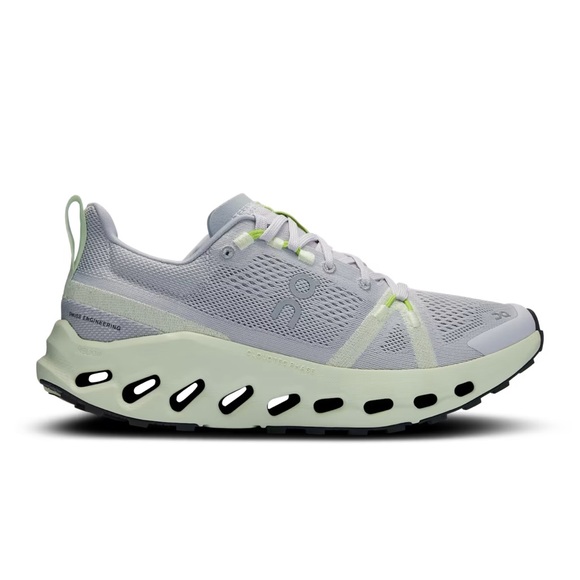 On Running Cloudsurfer Trail Shoes Gray Green - Picture 2 of 5